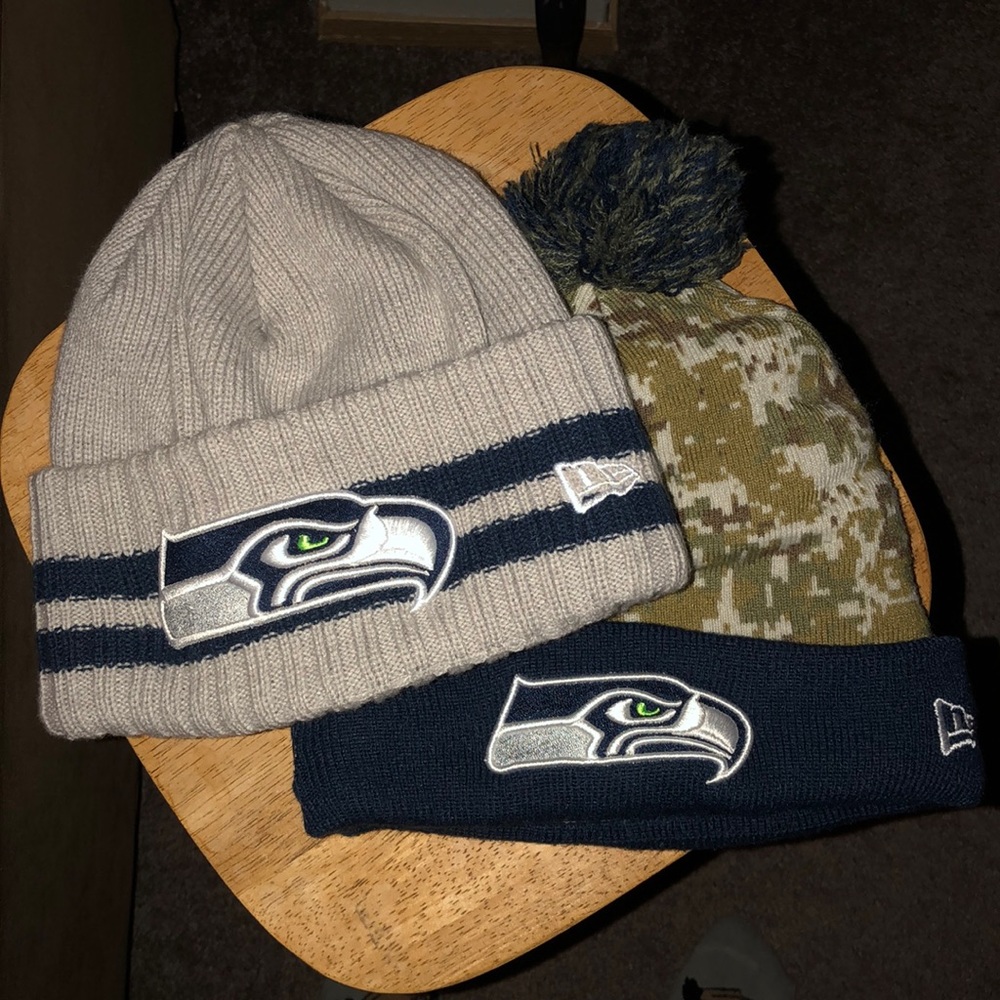New Era “Seahawks” beanies